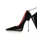 vector high heel shoes with metal stiletto