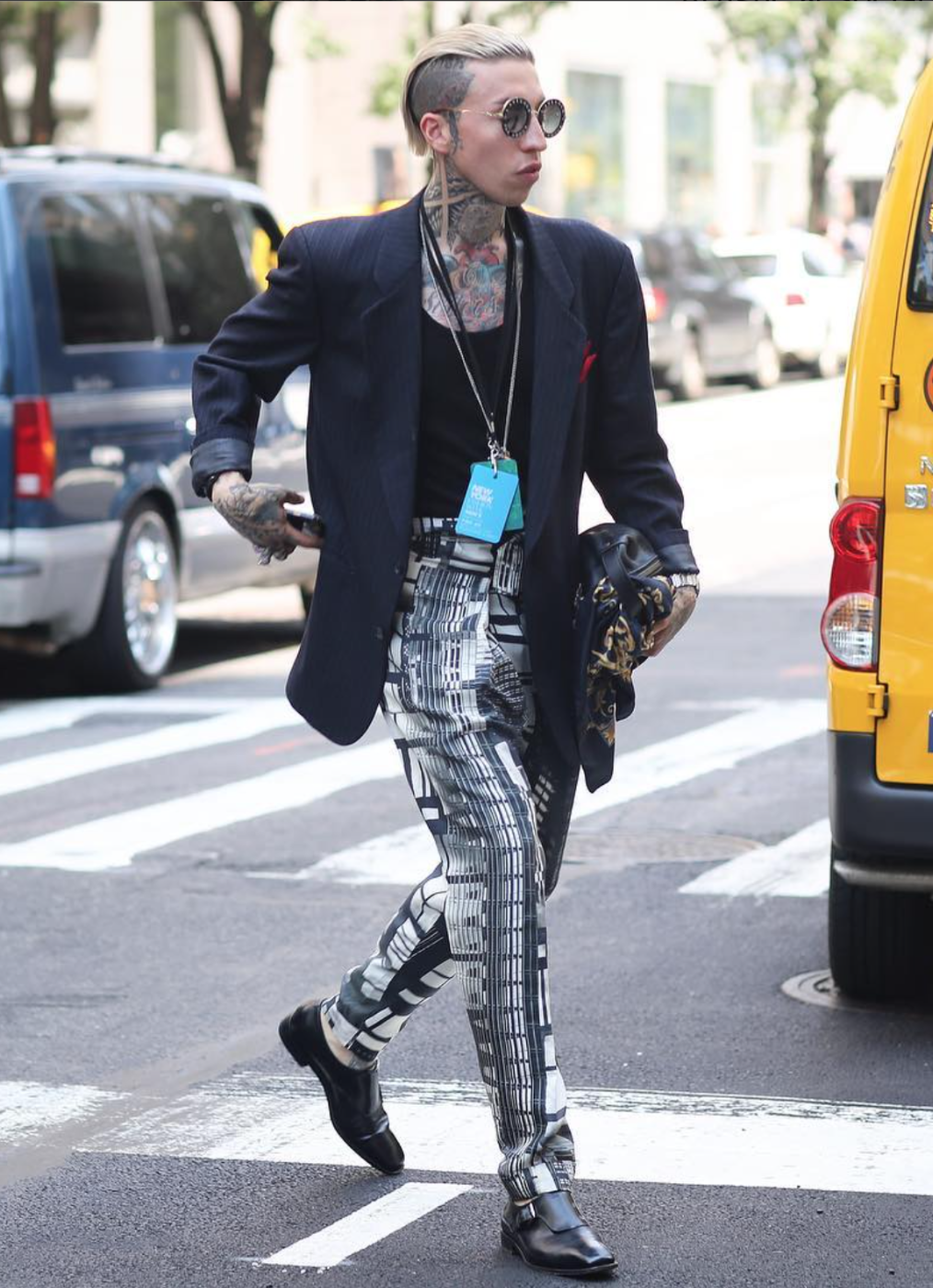 El hombre sin tabúes, Street style NYFW 2018