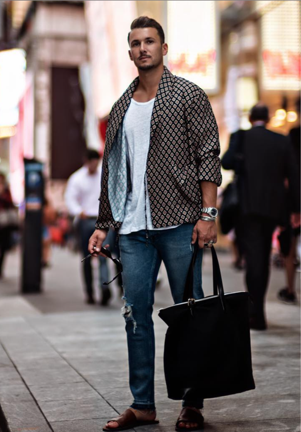 El hombre sin tabúes, Street style NYFW 2018