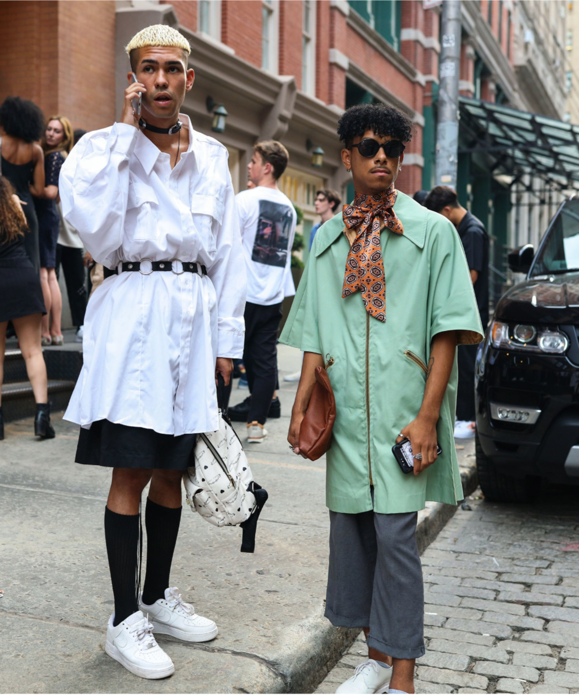 El hombre sin tabúes, Street style NYFW 2018