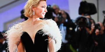 Actress Cate Blanchett arrives for the premiere of the film 