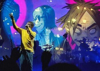 Gorillaz en concierto.