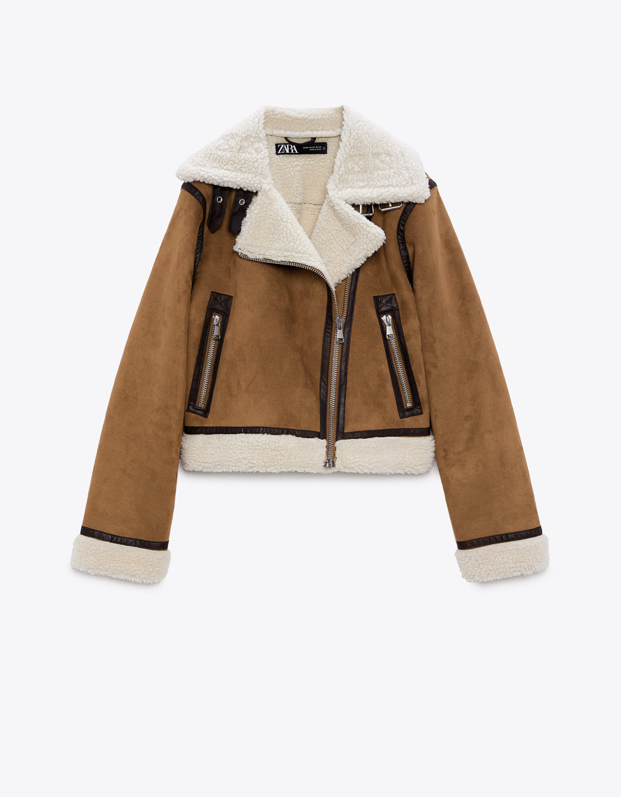 Chaqueta de aviador Zara 