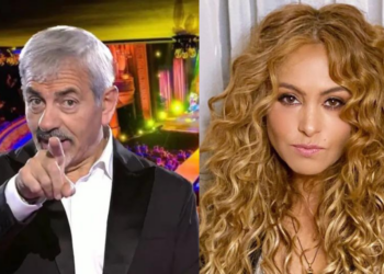 Carlos Sobera y Paulina Rubio